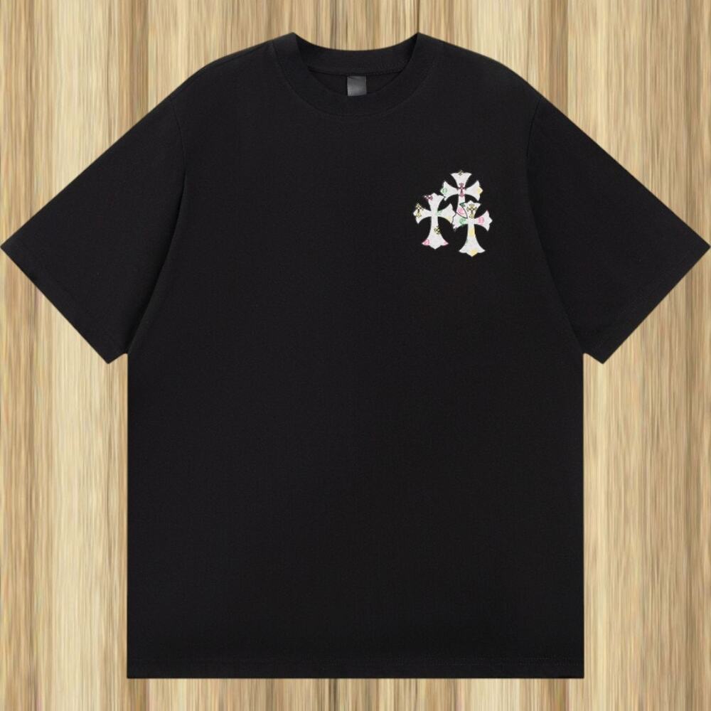 Chrome Hearts Crew Neck Short Sleeve T-Shirt